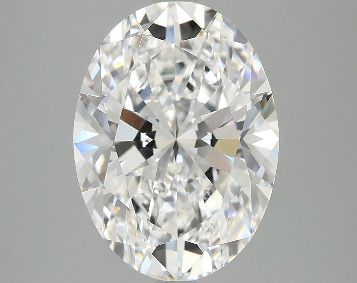 4.08 Carat Oval Shaped Excellent Cut VVS2 IGI Certified Lab Grown Diamond
