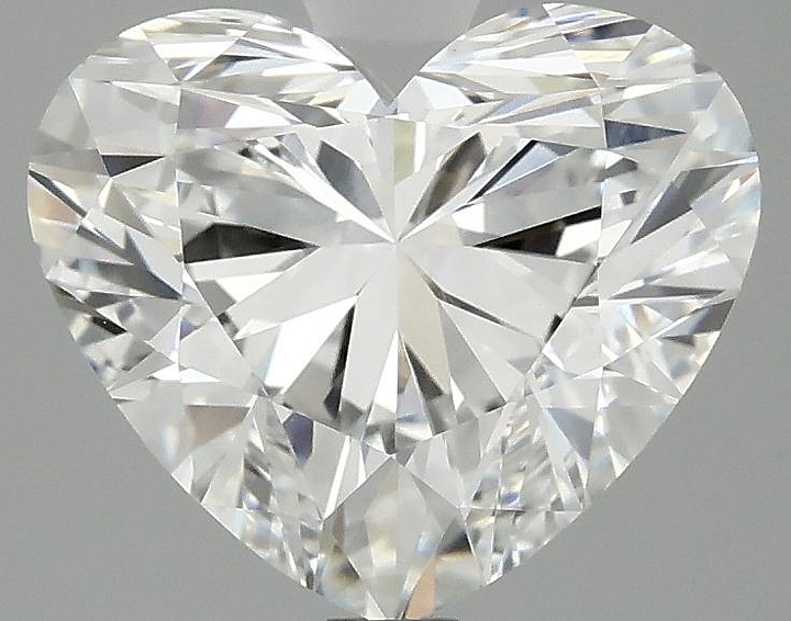 3.09 Carat Heart Shaped Excellent Cut VVS2 IGI Certified Lab Grown Diamond