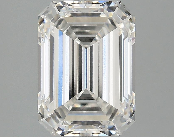 3.09 Carat Emerald Shaped Ideal Cut VS1 GIA Certified Lab Grown Diamond