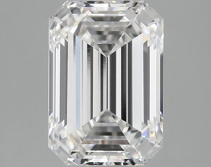 2.06 Carat Emerald Shaped Ideal Cut VVS2 IGI Certified Lab Grown Diamond