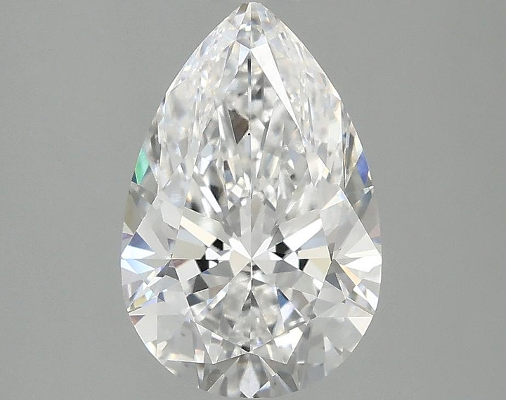 2.02 Carat Pear Shaped Ideal Cut VS1 IGI Certified Lab Grown Diamond