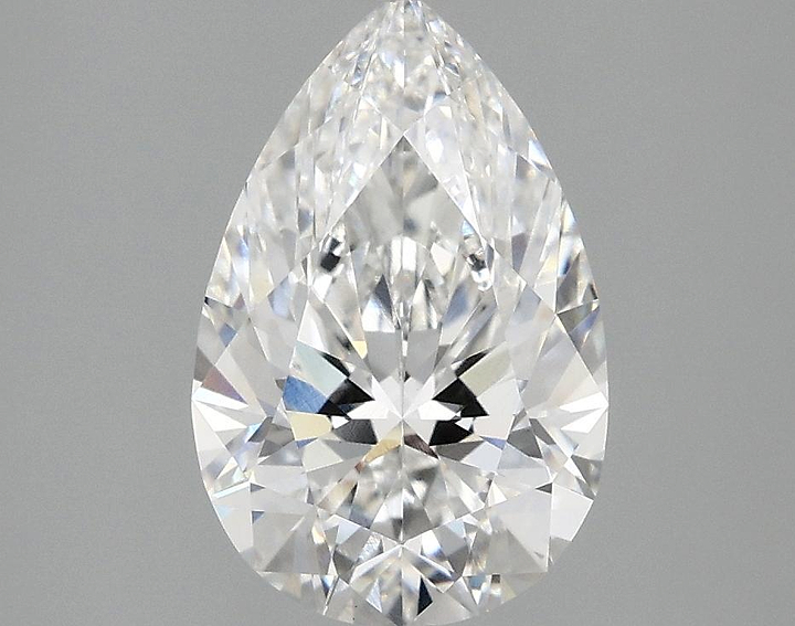 2.04 Carat Pear Shaped Excellent Cut VVS2 IGI Certified Lab Grown Diamond