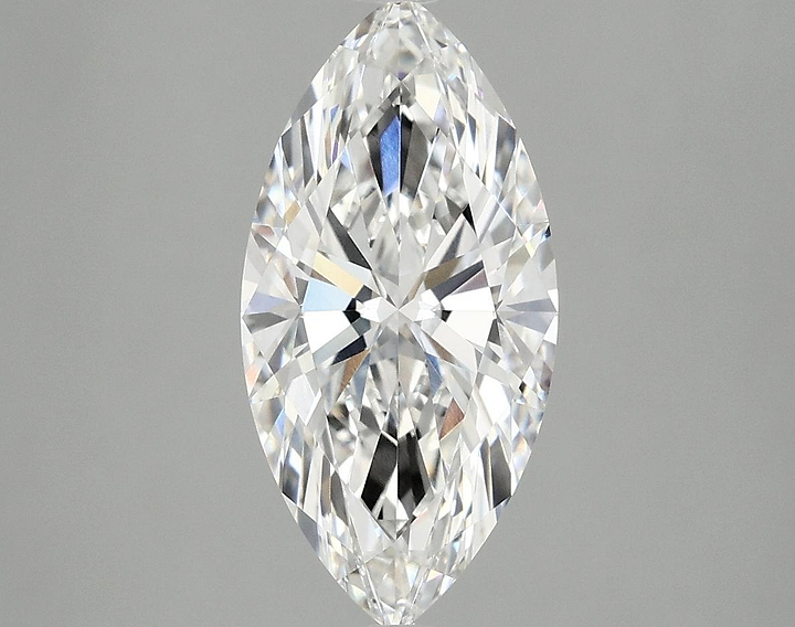 2.51 Carat Marquise Shaped Ideal Cut VVS2 IGI Certified Lab Grown Diamond
