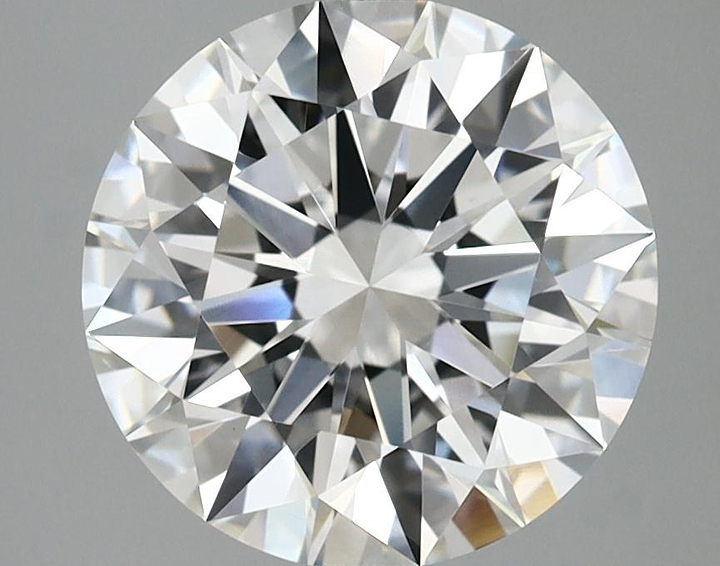 3.09 Carat Round Shaped Ideal Cut VVS2 IGI Certified Lab Grown Diamond