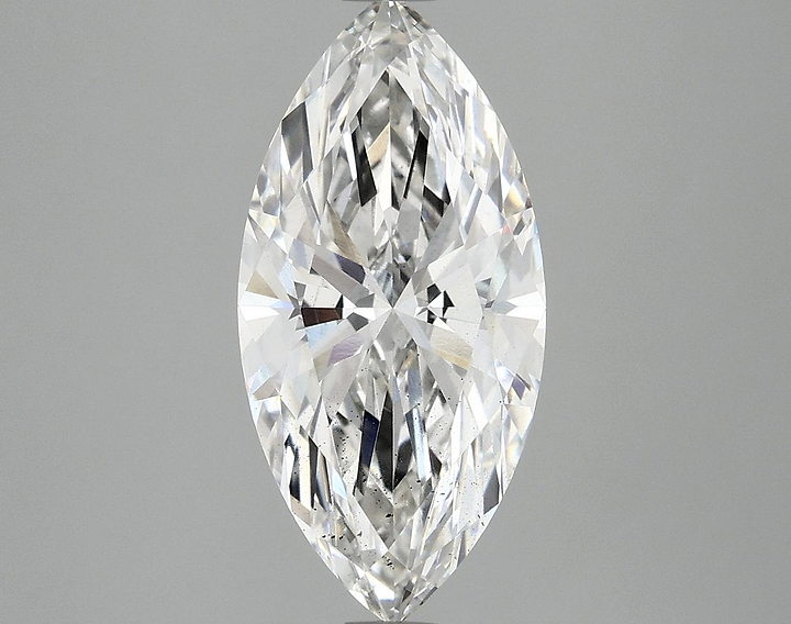 3.08 Carat Marquise Shaped Excellent Cut SI1 IGI Certified Lab Grown Diamond