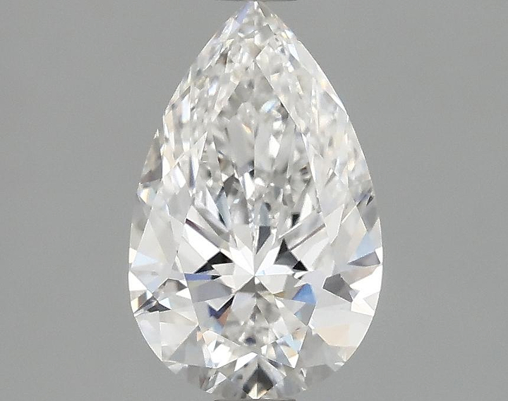 1.45 Carat Pear Shaped Ideal Cut VVS2 IGI Certified Lab Grown Diamond