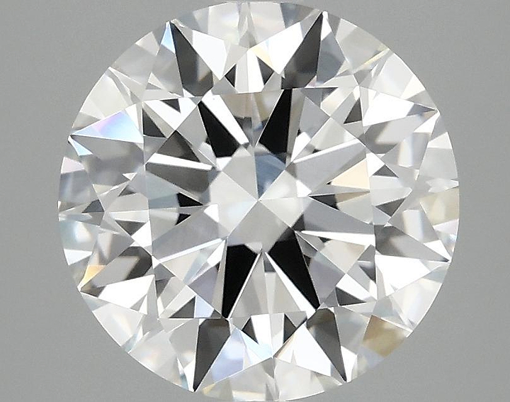 3.09 Carat Round Shaped Ideal Cut VVS2 IGI Certified Lab Grown Diamond