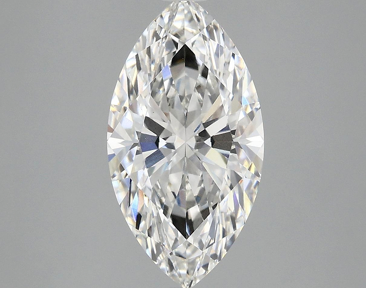 3.07 Carat Marquise Shaped Excellent Cut VS1 IGI Certified Lab Grown Diamond