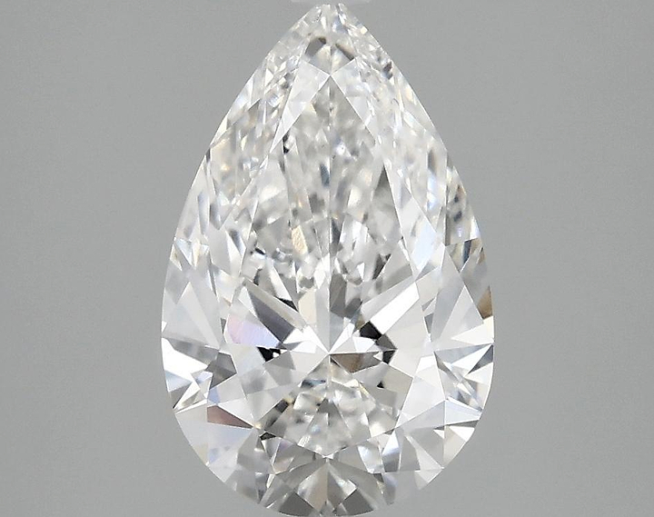 2.03 Carat Pear Shaped Ideal Cut VS1 IGI Certified Lab Grown Diamond