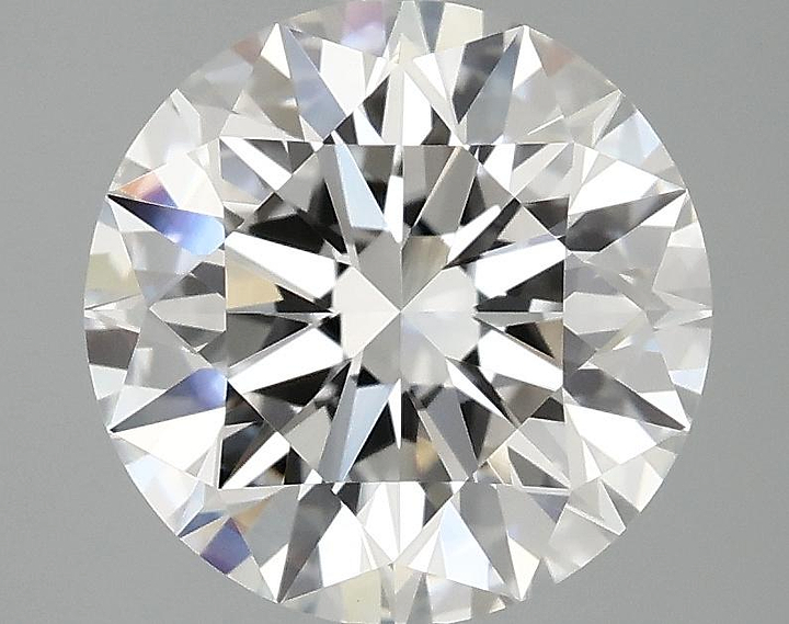 3.09 Carat Round Shaped Ideal Cut VVS2 IGI Certified Lab Grown Diamond