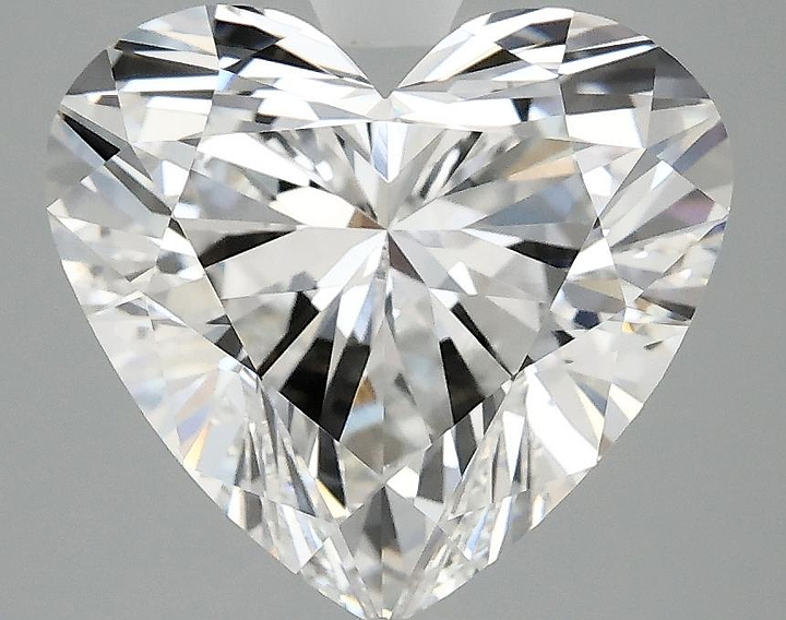 4.03 Carat Heart Shaped Ideal Cut VVS2 IGI Certified Lab Grown Diamond