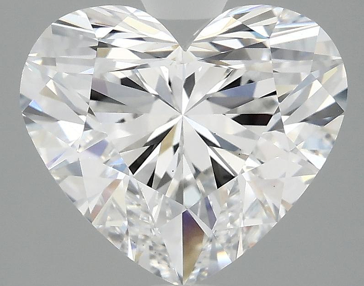 3.08 Carat Heart Shaped Ideal Cut VS1 IGI Certified Lab Grown Diamond