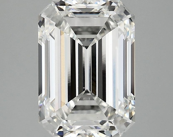 3.09 Carat Emerald Shaped Ideal Cut VS1 IGI Certified Lab Grown Diamond