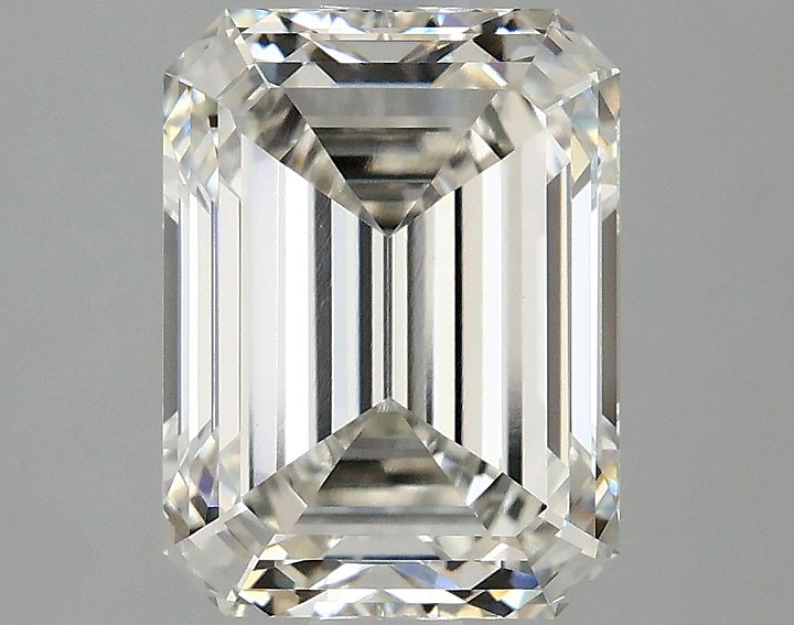 3.07 Carat Emerald Shaped Excellent Cut VVS2 IGI Certified Lab Grown Diamond