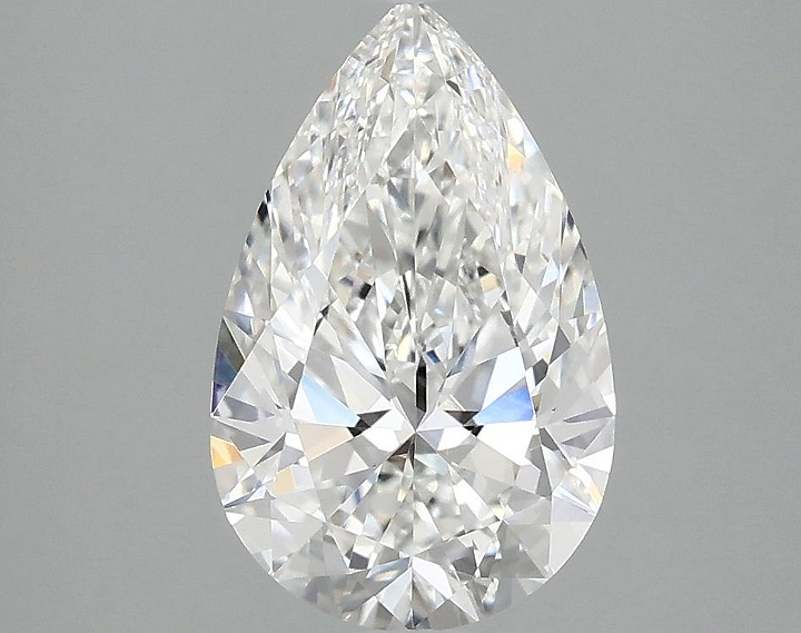 2.01 Carat Pear Shaped Ideal Cut VVS2 IGI Certified Lab Grown Diamond