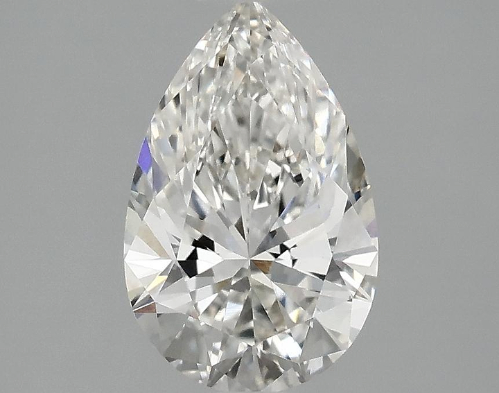 1.54 Carat Pear Shaped Ideal Cut VVS2 IGI Certified Lab Grown Diamond