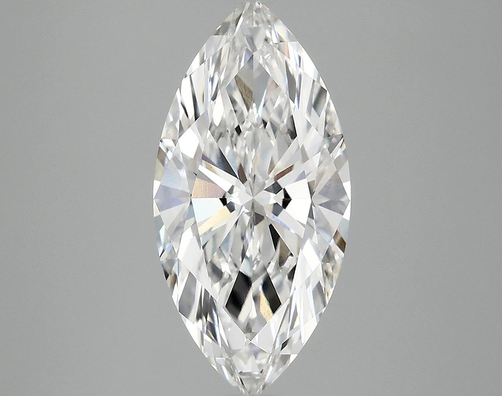3.0 Carat Marquise Shaped Ideal Cut VVS2 IGI Certified Lab Grown Diamond