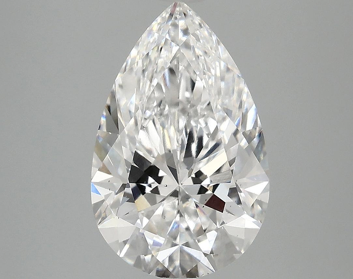 3.09 Carat Pear Shaped Ideal Cut VS2 IGI Certified Lab Grown Diamond