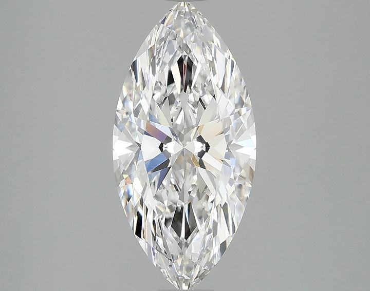 2.06 Carat Marquise Shaped Excellent Cut VVS2 IGI Certified Lab Grown Diamond