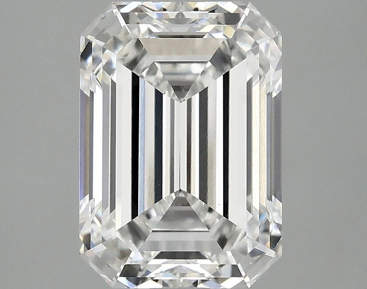 3.05 Carat Emerald Shaped Ideal Cut VVS2 IGI Certified Lab Grown Diamond