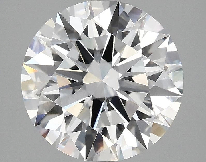 3.08 Carat Round Shaped Ideal Cut VVS2 IGI Certified Lab Grown Diamond