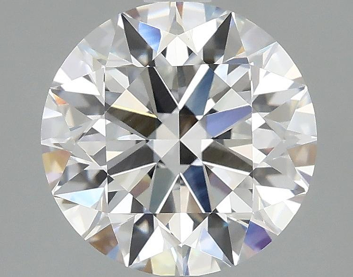 2.53 Carat Round Shaped Ideal Cut VVS2 IGI Certified Lab Grown Diamond