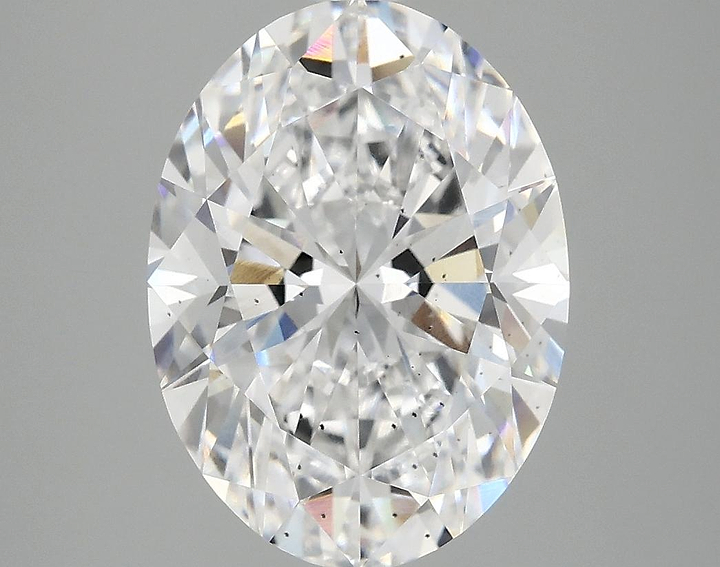 4.09 Carat Oval Shaped Excellent Cut SI1 IGI Certified Lab Grown Diamond