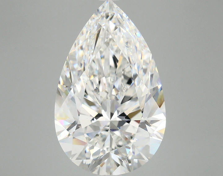 7.69 Carat Pear Shaped Ideal Cut VVS2 IGI Certified Lab Grown Diamond