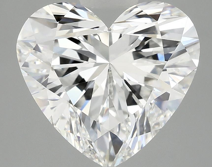 4.09 Carat Heart Shaped Ideal Cut VS1 IGI Certified Lab Grown Diamond