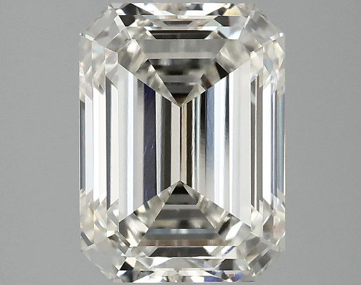 3.08 Carat Emerald Shaped Excellent Cut VVS2 IGI Certified Lab Grown Diamond