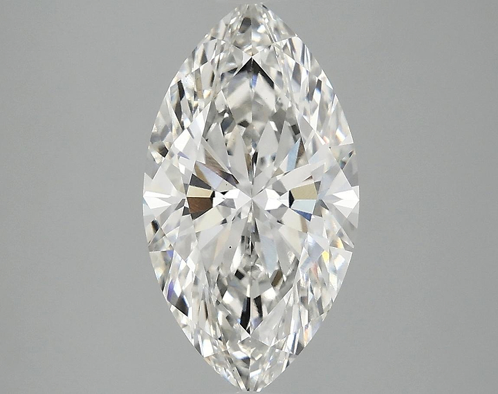 2.87 Carat Marquise Shaped Excellent Cut VS2 IGI Certified Lab Grown Diamond