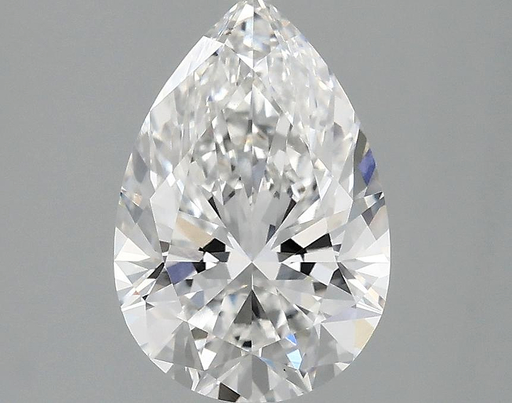 1.74 Carat Pear Shaped Excellent Cut VS1 IGI Certified Lab Grown Diamond