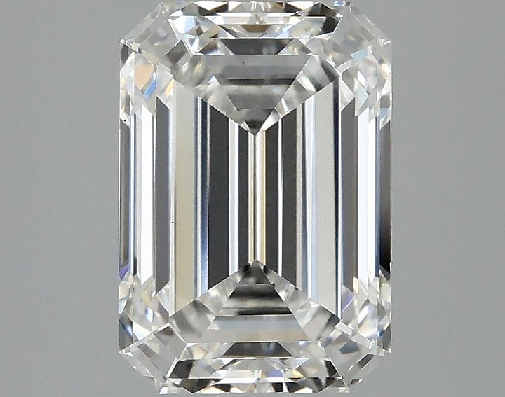 3.08 Carat Emerald Shaped Ideal Cut VS1 IGI Certified Lab Grown Diamond