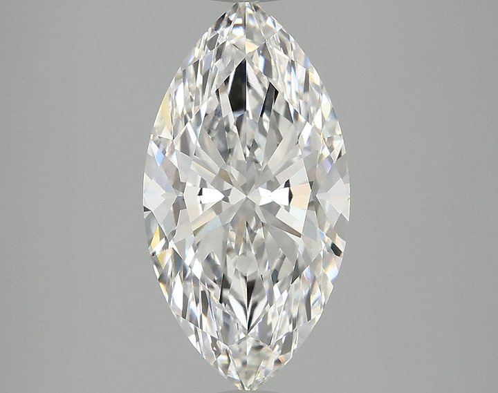 3.04 Carat Marquise Shaped Ideal Cut VVS2 IGI Certified Lab Grown Diamond