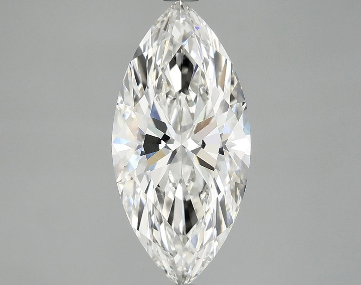 3.02 Carat Marquise Shaped Excellent Cut VVS2 IGI Certified Lab Grown Diamond