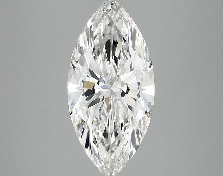 3.12 Carat Marquise Shaped Excellent Cut VVS2 IGI Certified Lab Grown Diamond