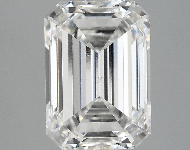 3.06 Carat Emerald Shaped Ideal Cut VS2 IGI Certified Lab Grown Diamond