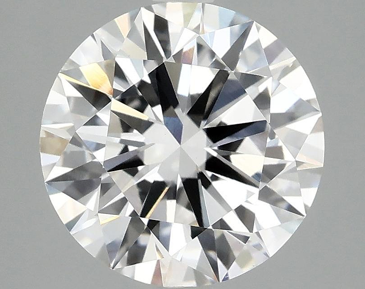 3.06 Carat Round Shaped Ideal Cut VVS2 IGI Certified Lab Grown Diamond