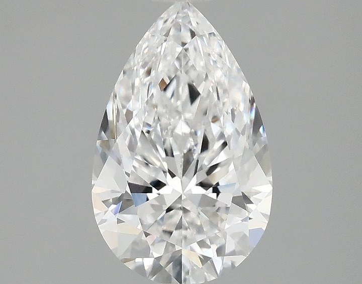 1.58 Carat Pear Shaped Ideal Cut VVS2 IGI Certified Lab Grown Diamond
