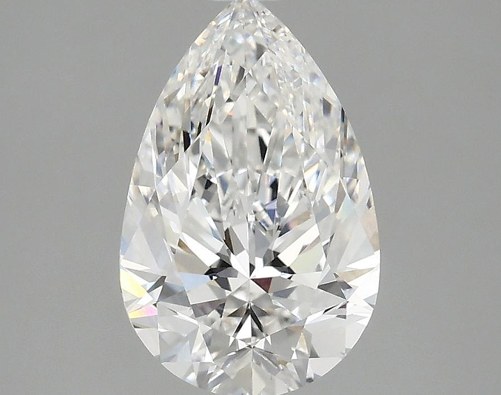 2.02 Carat Pear Shaped Ideal Cut VVS2 IGI Certified Lab Grown Diamond