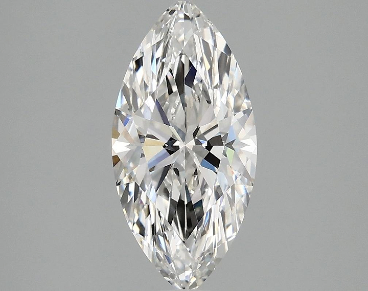 1.47 Carat Marquise Shaped Excellent Cut VVS2 IGI Certified Lab Grown Diamond