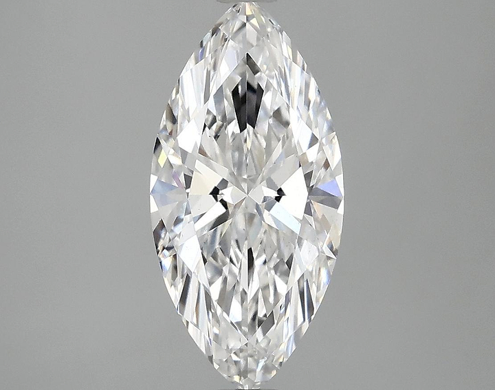 1.87 Carat Marquise Shaped Excellent Cut VS2 IGI Certified Lab Grown Diamond