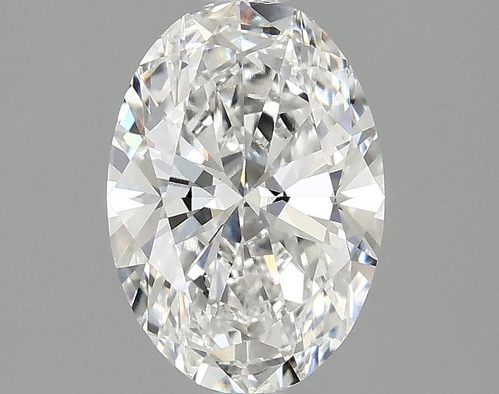 1.5 Carat Oval Shaped Ideal Cut VVS2 IGI Certified Lab Grown Diamond