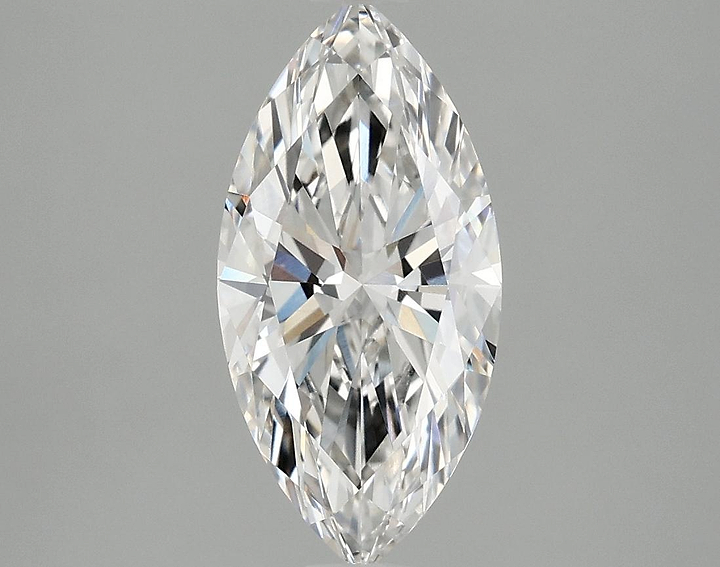 2.01 Carat Marquise Shaped Ideal Cut VVS1 IGI Certified Lab Grown Diamond