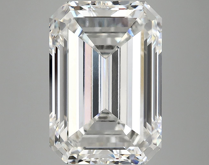 10.0 Carat Emerald Shaped Ideal Cut VS1 IGI Certified Lab Grown Diamond