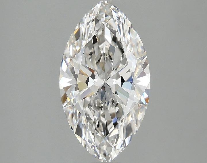 2.03 Carat Marquise Shaped Excellent Cut VVS2 IGI Certified Lab Grown Diamond