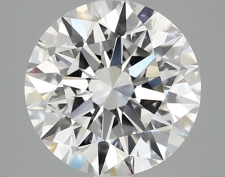 3.09 Carat Round Shaped Ideal Cut VVS2 IGI Certified Lab Grown Diamond