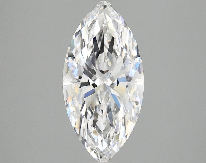2.08 Carat Marquise Shaped Ideal Cut VVS2 IGI Certified Lab Grown Diamond