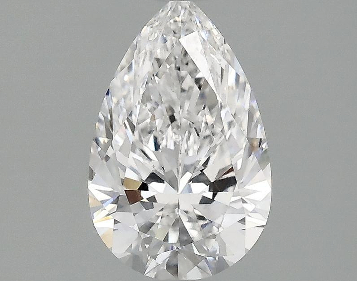 1.25 Carat Pear Shaped Ideal Cut VVS2 IGI Certified Lab Grown Diamond