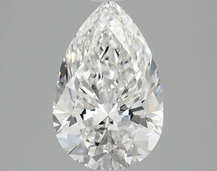 1.98 Carat Pear Shaped Ideal Cut VVS2 IGI Certified Lab Grown Diamond